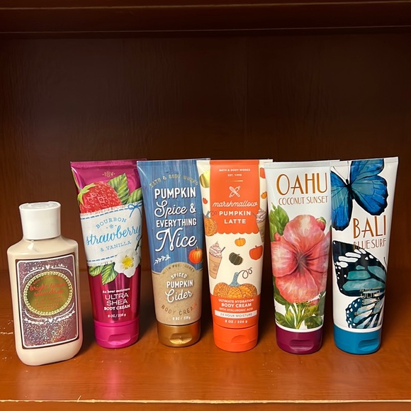 Bath & Body Works Other - 6 Bath and Body Works Lotions